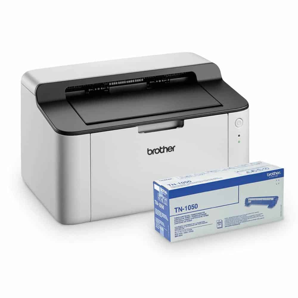 (image for) Brother Mono Laser Printer w/ Additional Black Toner